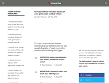 Tablet Screenshot of defence-blog.com